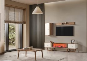 Soft Şömineli TV Ünitesi