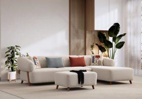 Cardea Krem S Relax Köşe Takımı