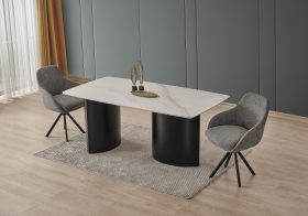 Mone Bone Marble Masa Set